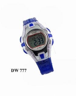 MONTRE DIGITALE POUR ENFANT BLEU FONCÉ ET GRIS